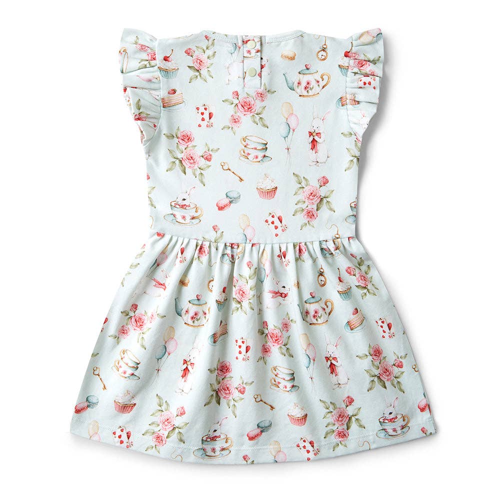 White Rabbit Short Sleeve Organic Dress