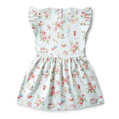 White Rabbit Short Sleeve Organic Dress