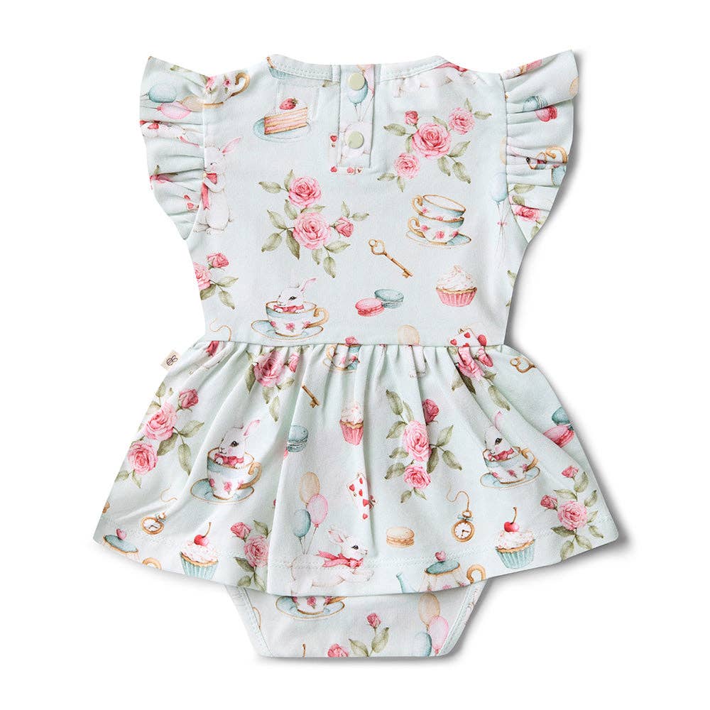 White Rabbit Short Sleeve Organic Dress