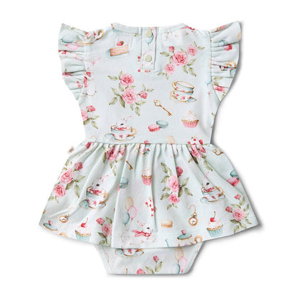 White Rabbit Short Sleeve Organic Dress