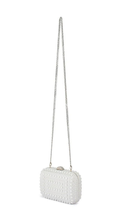Ari Hotfix Clutch - White