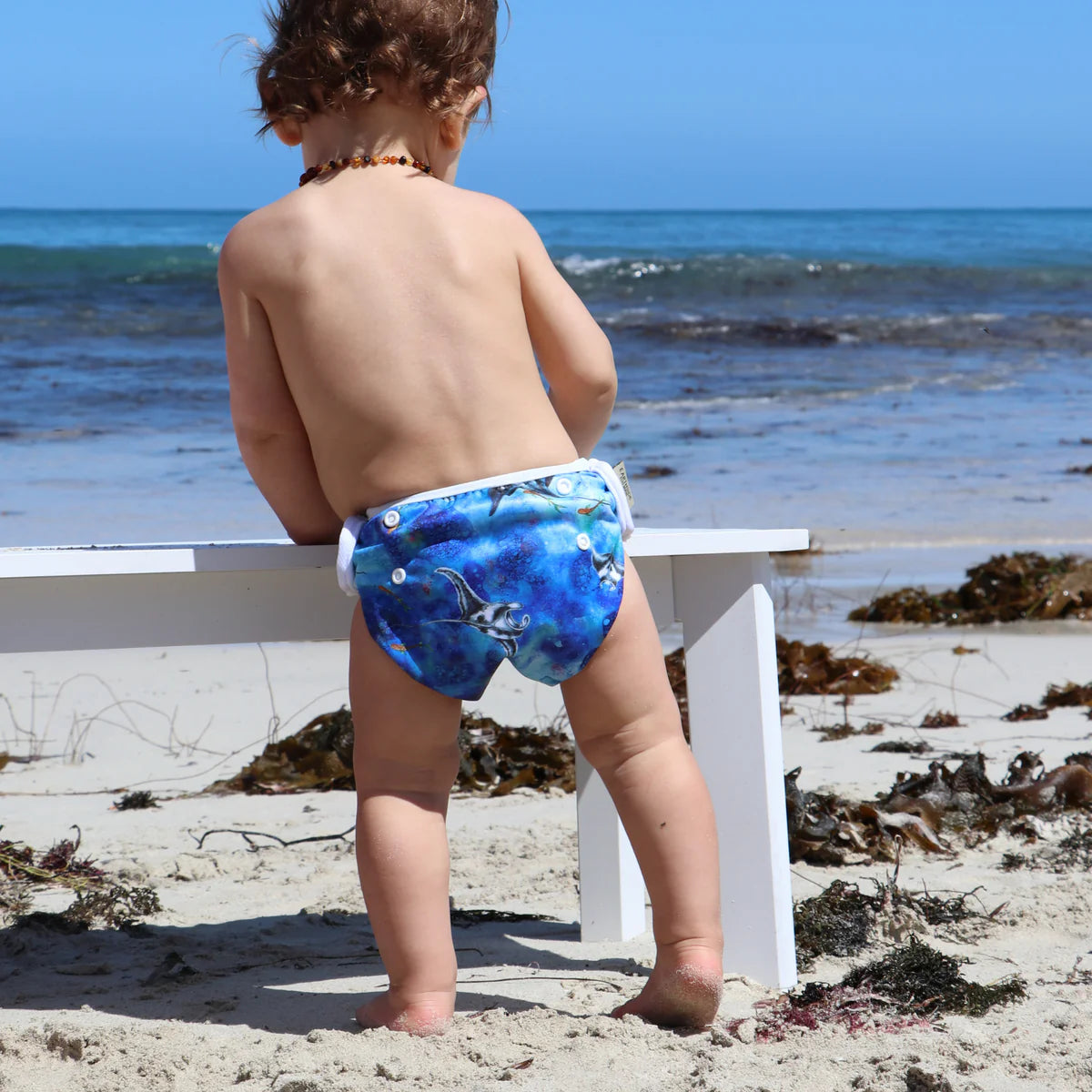 Reusable Swim Nappy - Manta Ray