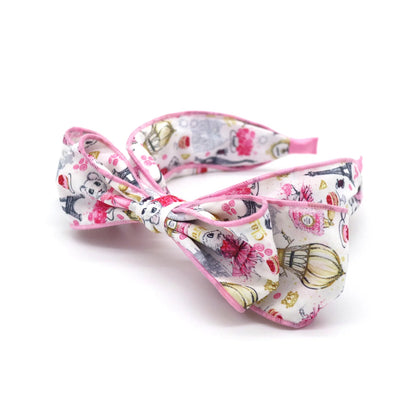 Claris - The Chicest Mouse In Paris™ Fashion Print Headband With Bow