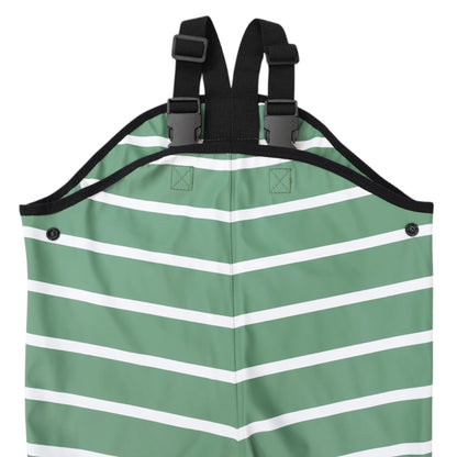 Colour Change Waterproof Overalls - Green Stripe