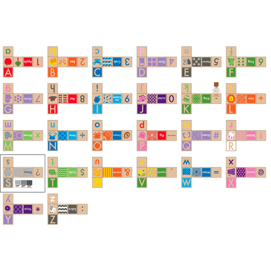 Wooden Alphabet Blocks