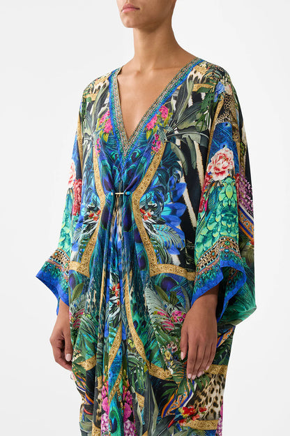 Pierced V-Neck Kaftan Animal Alchemy