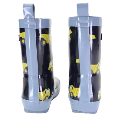 Kids Gumboots - Navy Truck