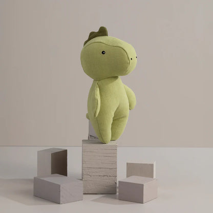 Small Linen Animal - Dennis The Dinosaur