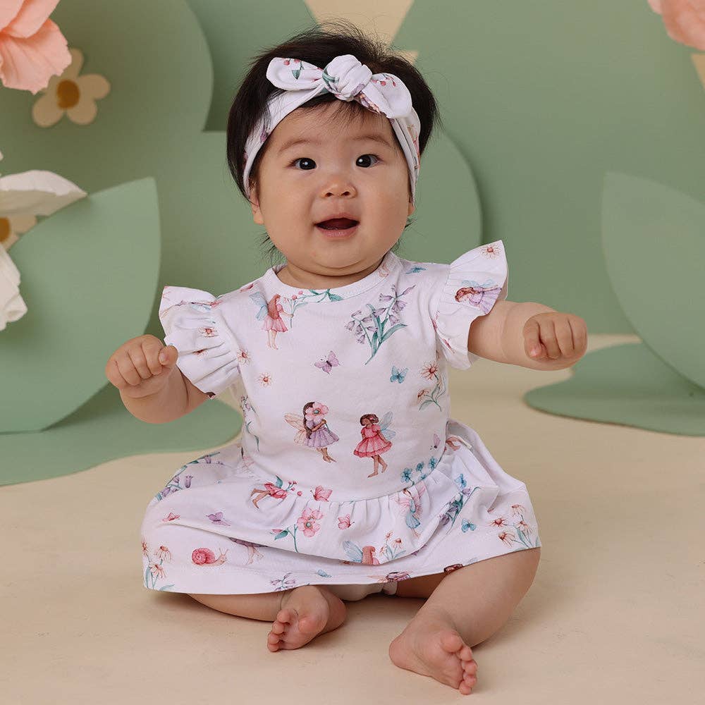 Fairy Garden Short Sleeve Organic Dress