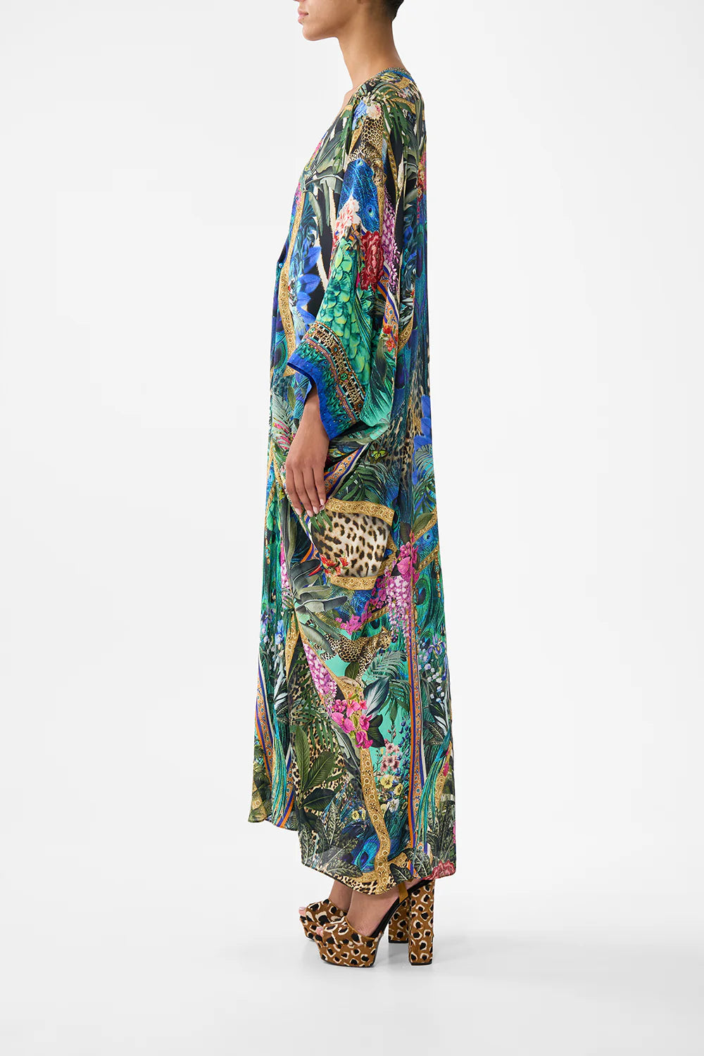 Pierced V-Neck Kaftan Animal Alchemy