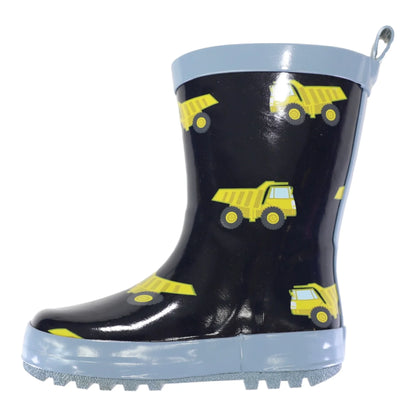 Kids Gumboots - Navy Truck