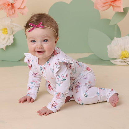 Fairy Garden Organic Snugglesuit Convertible Romper