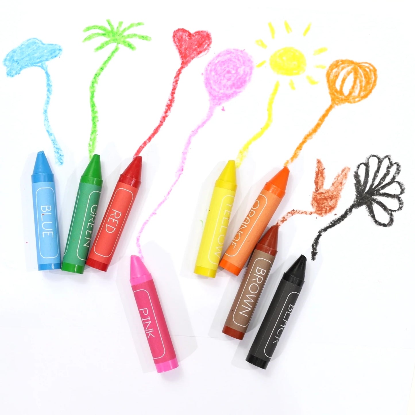 Beeswax Crayons - 8 Pack