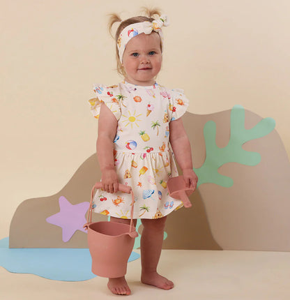 Beach Fun Short Sleeve Organic Dress