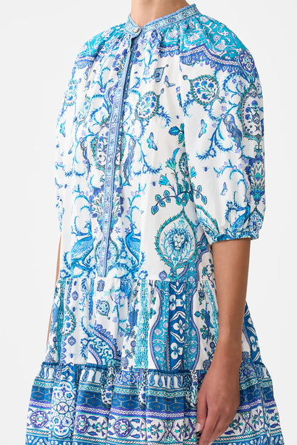 Puff Sleeve Shirt Dress Isnik Lullaby