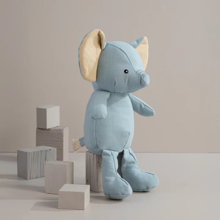 Large Linen Animal - Eddie The Elephant