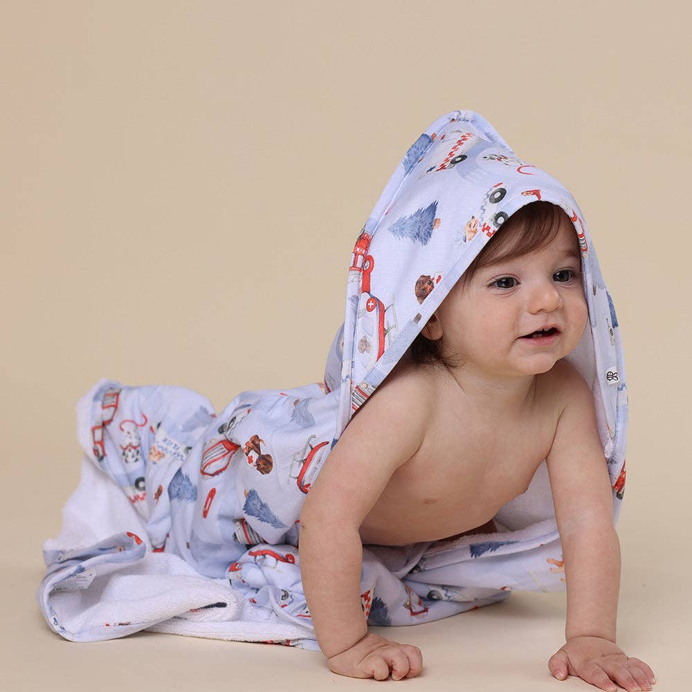 To The Rescue Organic Hooded Baby Towel