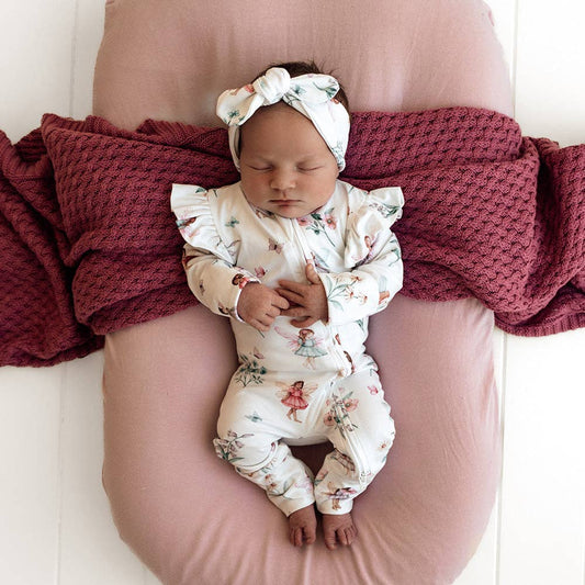 Fairy Garden Organic Snugglesuit Convertible Romper