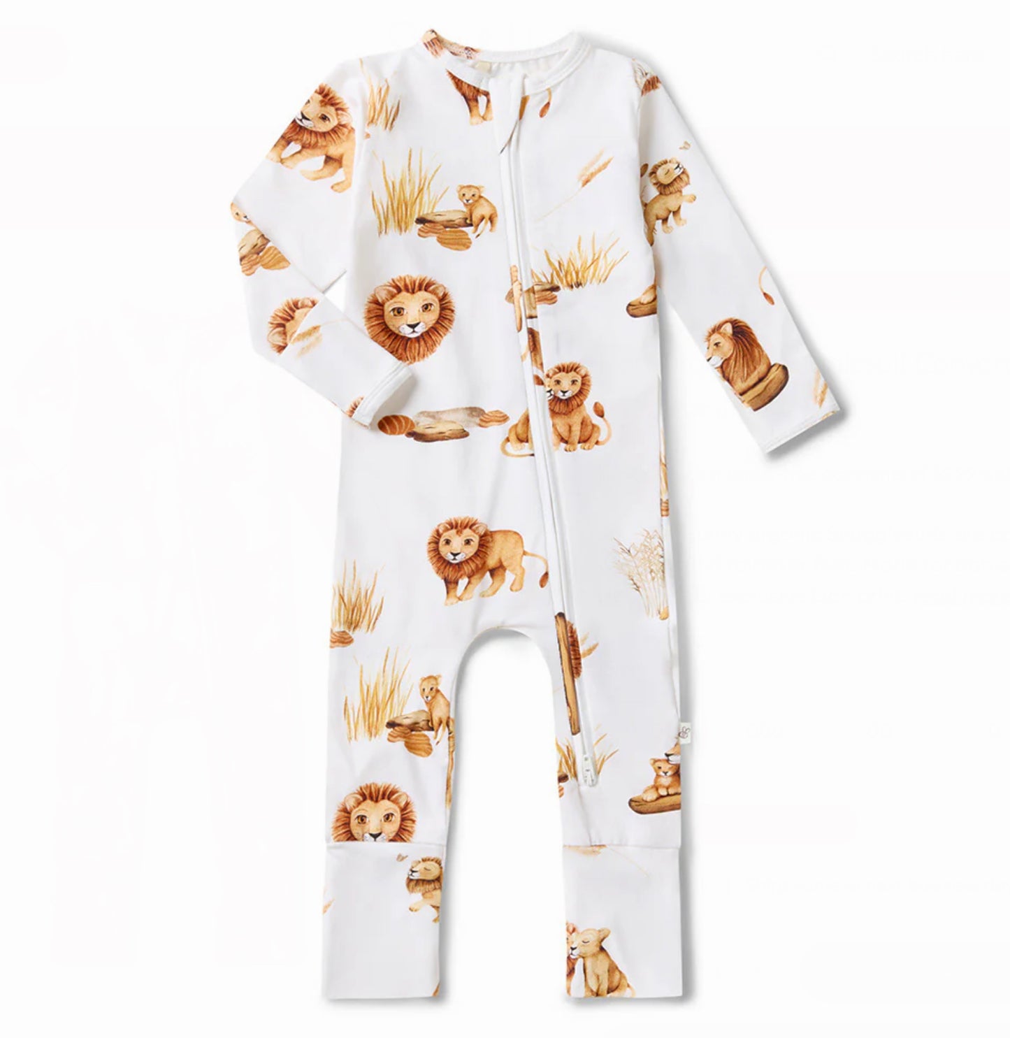 Lion Organic Snugglesuit Convertible Romper