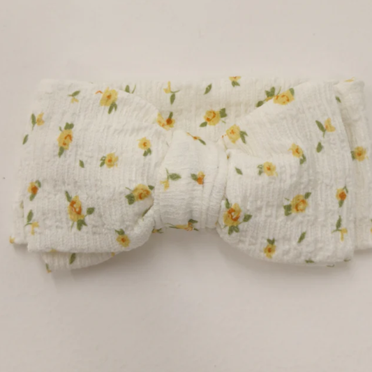 Stretch Bow Top Knot - Various Colours