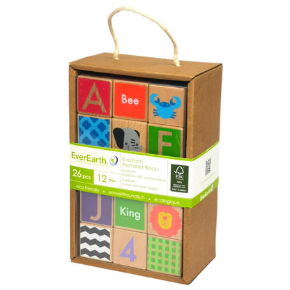 Wooden Alphabet Blocks