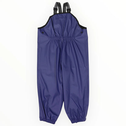 Waterproof Adjustable Rain Overalls - Navy