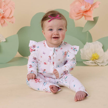 Fairy Garden Organic Snugglesuit Convertible Romper