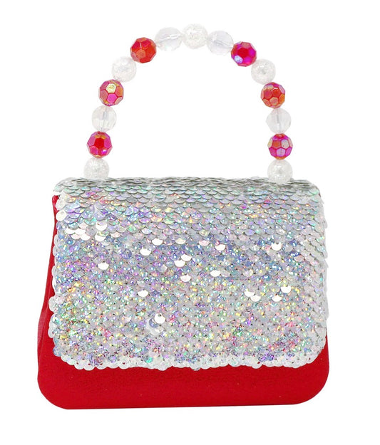 Reversible Sequin Festive Hard Handbag