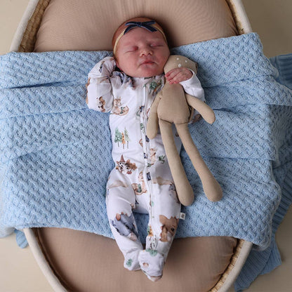 Dragon Organic Snuggle Sleepsuit Zip Footie