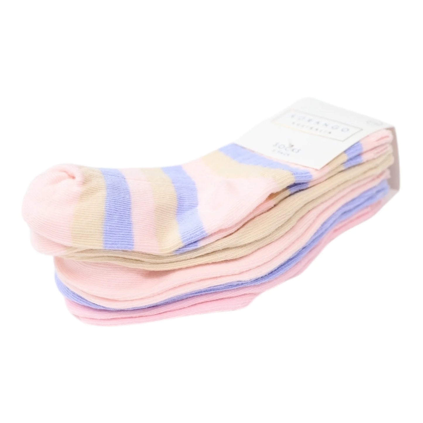 Ribbed Socks - 5 Pack Assorted