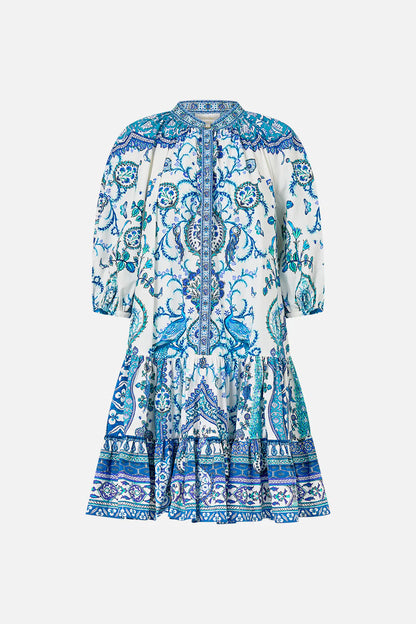 Puff Sleeve Shirt Dress Isnik Lullaby