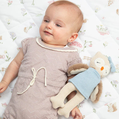 Knitted Animal Toy - Ollie The Owl