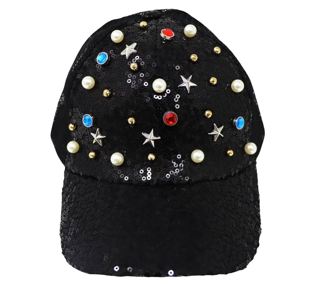 Rhinestone cap