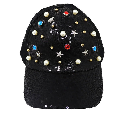 Rhinestone cap