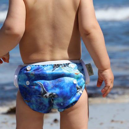 Reusable Swim Nappy - Manta Ray