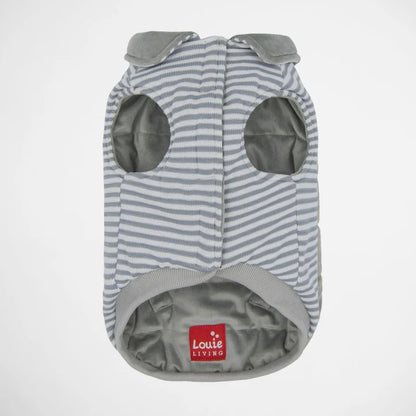 Reversible Light Sweater - Grey Stripe
