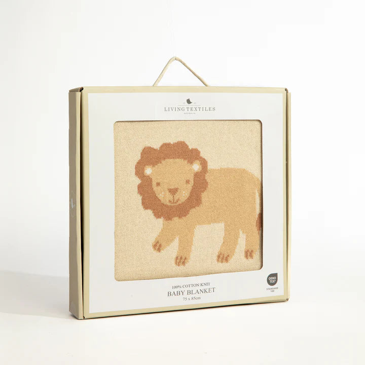 100% Cotton Jacquard Blanket - Wild Safari
