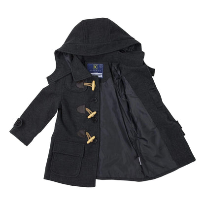 Duffle Overcoat - Charcoal
