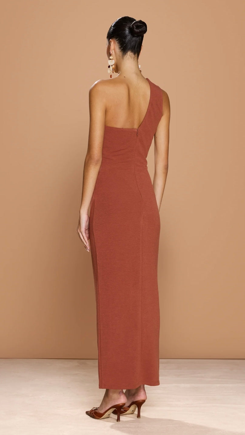 Anaya Dress - Rust
