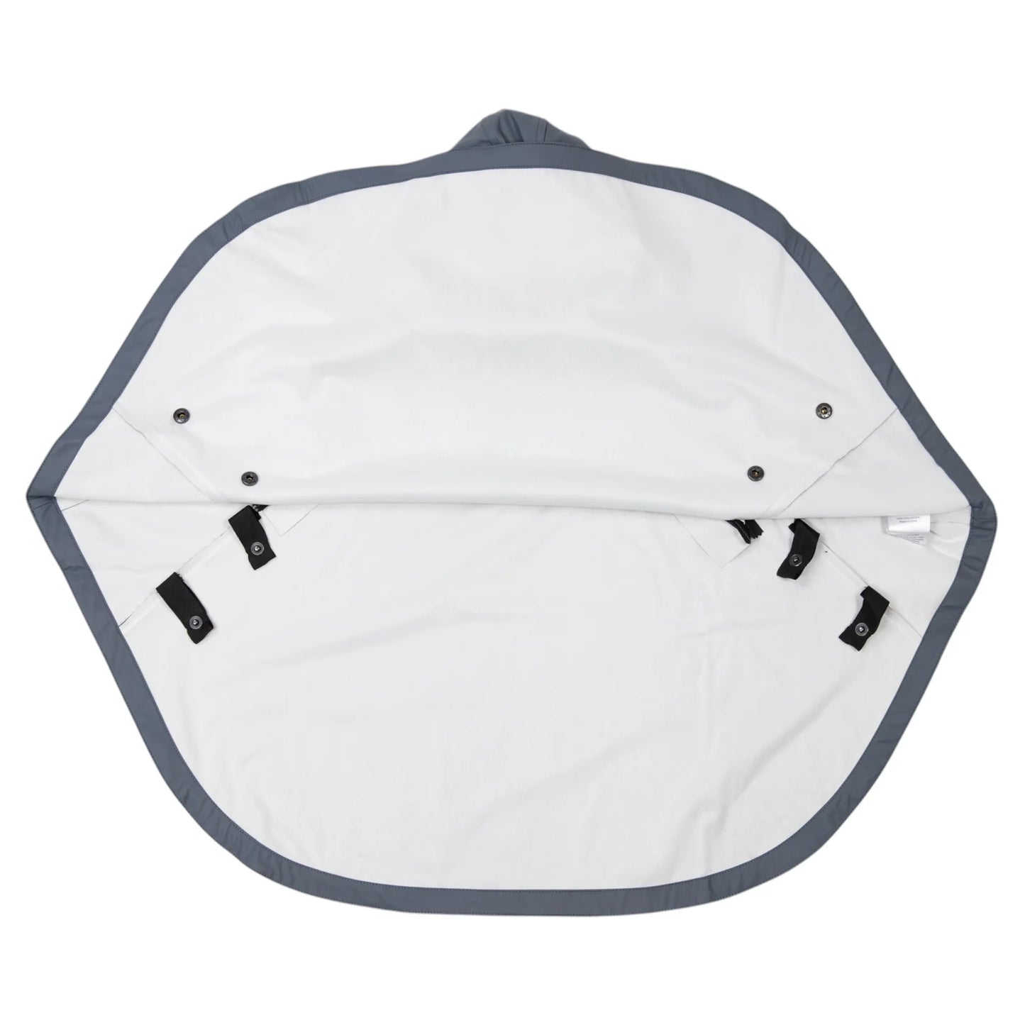 Waterproof Poncho With Carry Bag - Charcoal
