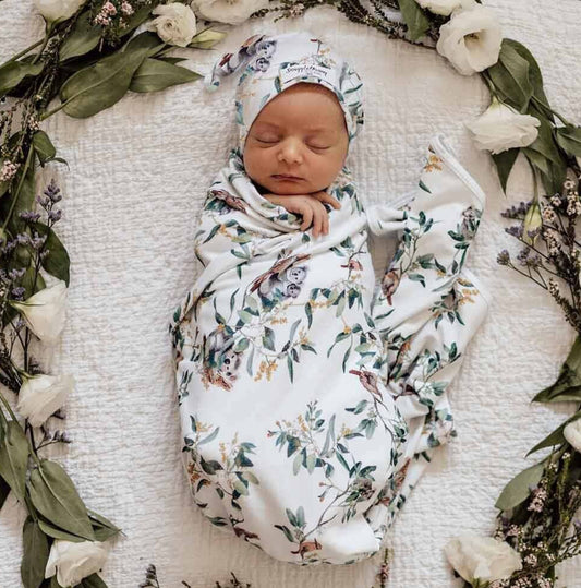 Eucalypt Organic Stretch Cotton Baby Wrap Set