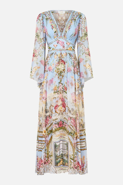 Flared Sleeve Dress Tiled in Time