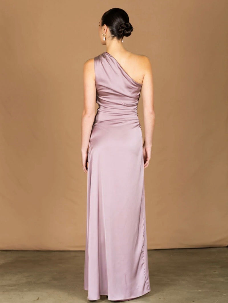 Jelissa Reversible Gown - Violet / Taupe