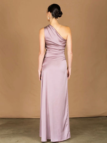 Jelissa Reversible Gown - Violet / Taupe