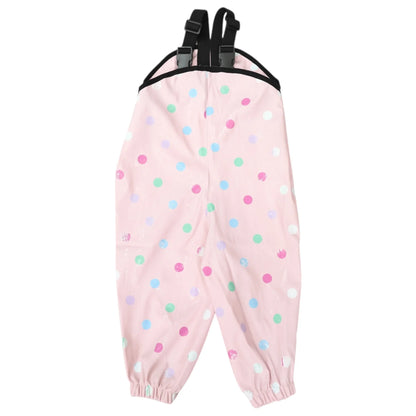 Colour Change Waterproof Overalls - Pink Polka