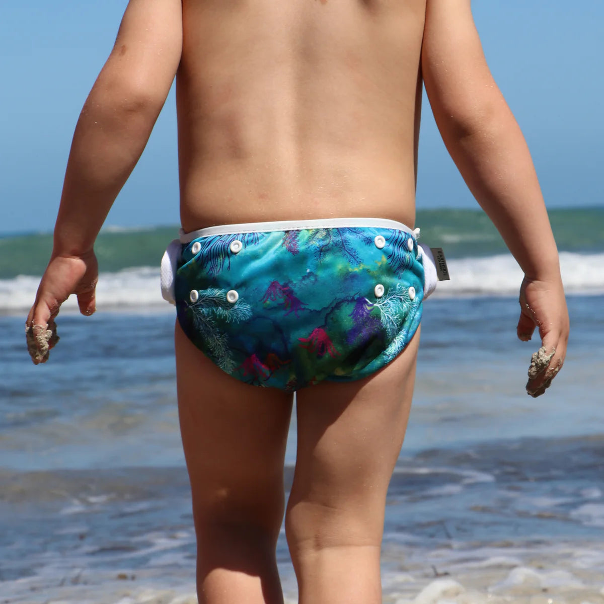 Reusable Swim Nappy - Coral