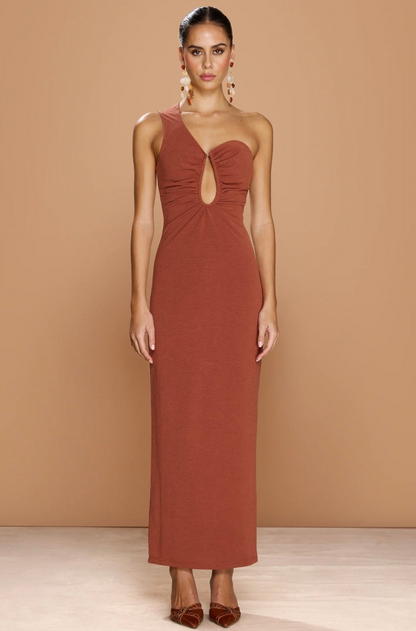 Anaya Dress - Rust