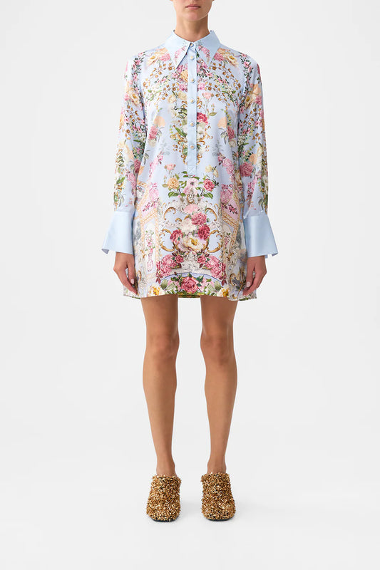 Mini Shirt Dress Tiled in Time