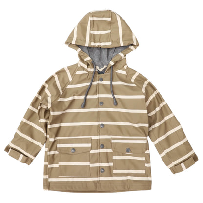 Colour Change Raincoat - Chestnut Stripe