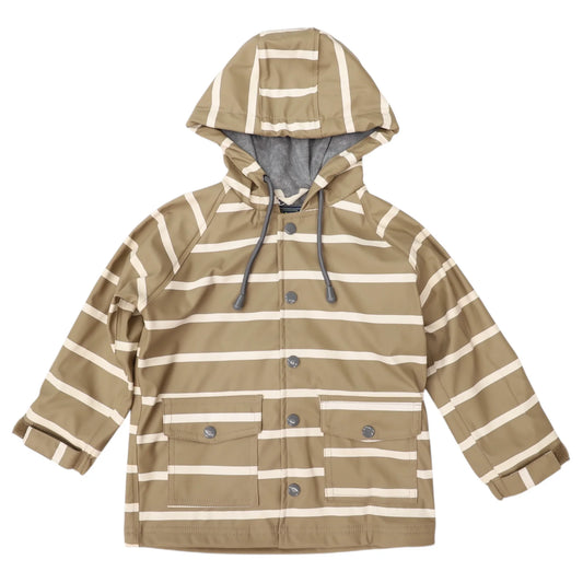 Colour Change Raincoat - Chestnut Stripe